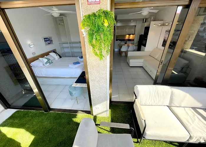 公寓 Apartemento Piscina Centro 3 Min Playa